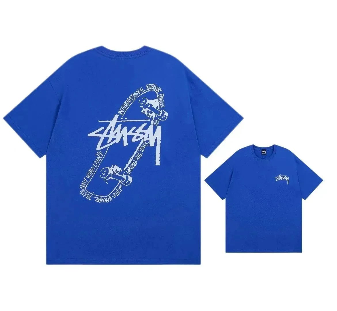 Stüssy T-Shirts Short-Sleeve Graphic Print — 19
