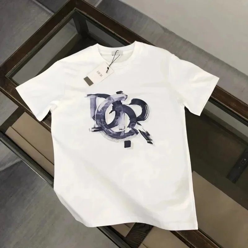 Dior T-Shirts logo graphic print image 2