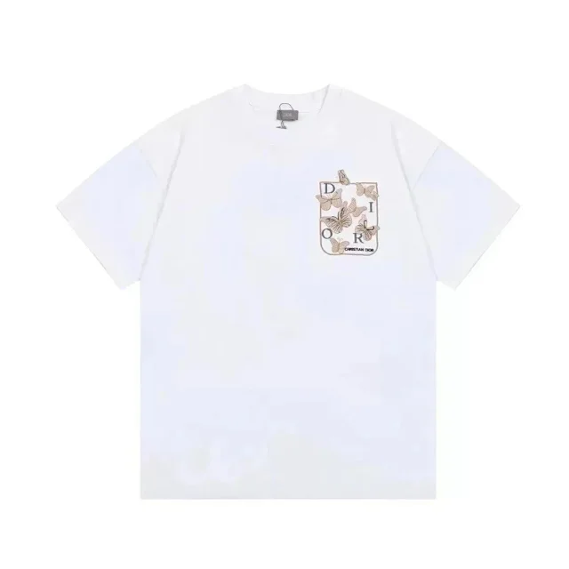 Dior T-Shirts Short-Sleeve Logo Graphic product detail image 2