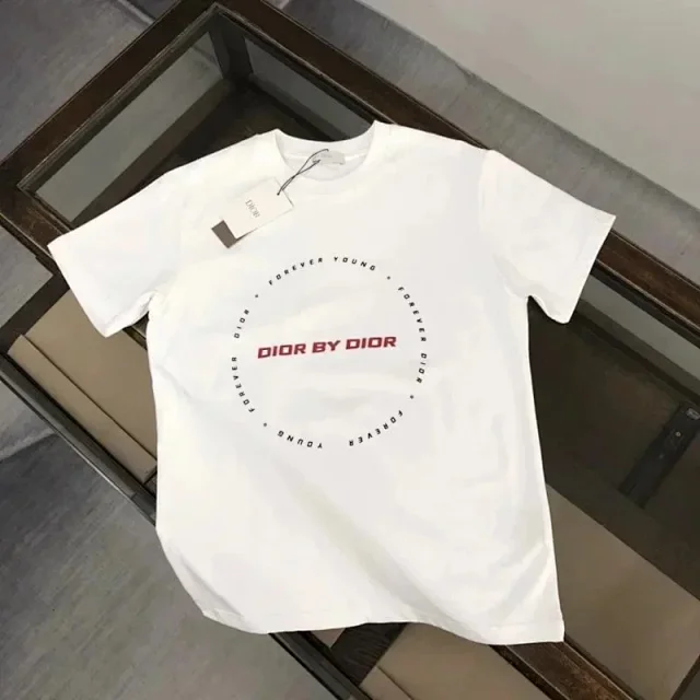 Dior T-Shirts logo graphic print product detail image 6