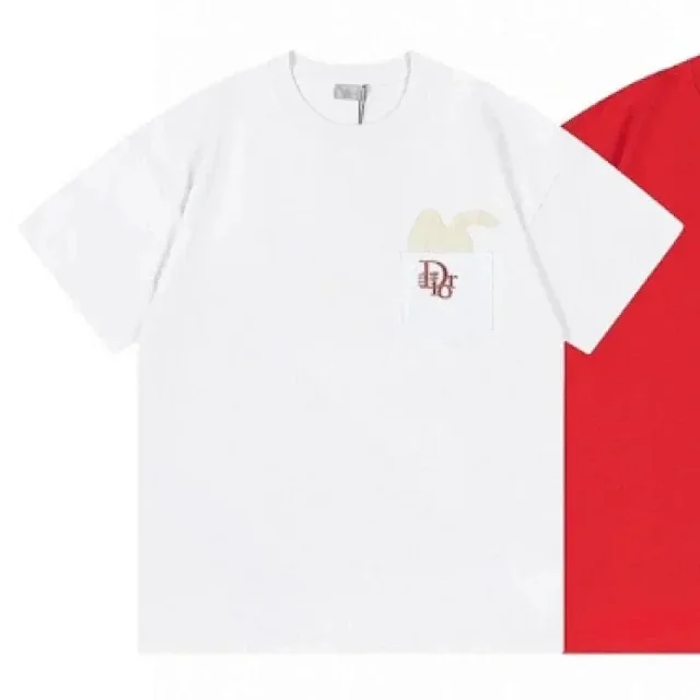 Dior T-Shirts logo graphic print product detail image 8