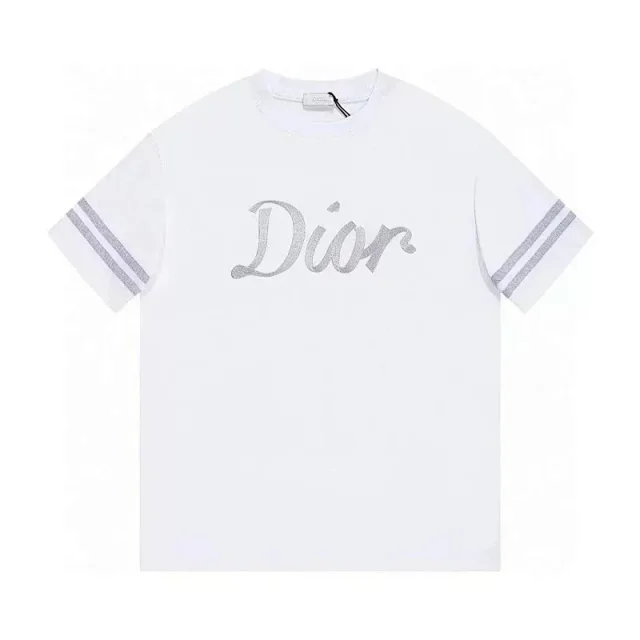 Dior T-Shirts Short-Sleeve Logo Graphic product detail image 13