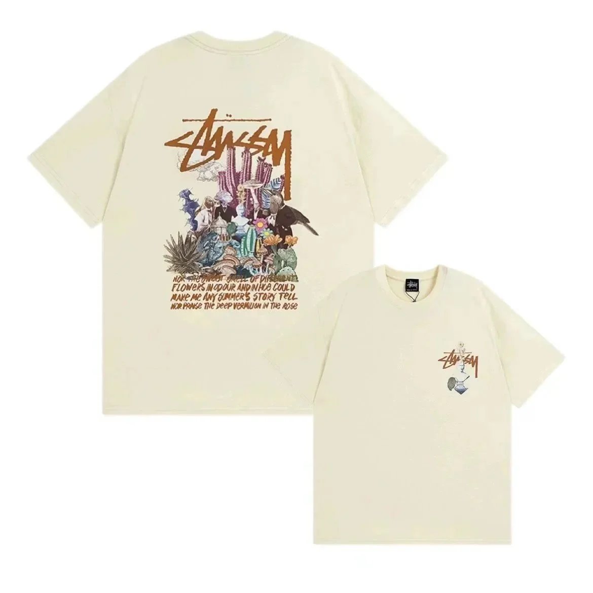 Stüssy T-Shirts Short-Sleeve Logo Graphic — 10