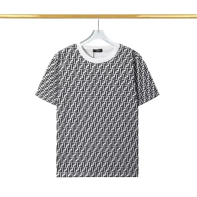 Fendi T-Shirts Short-Sleeve Graphic Logo T-Shirt product detail image 30