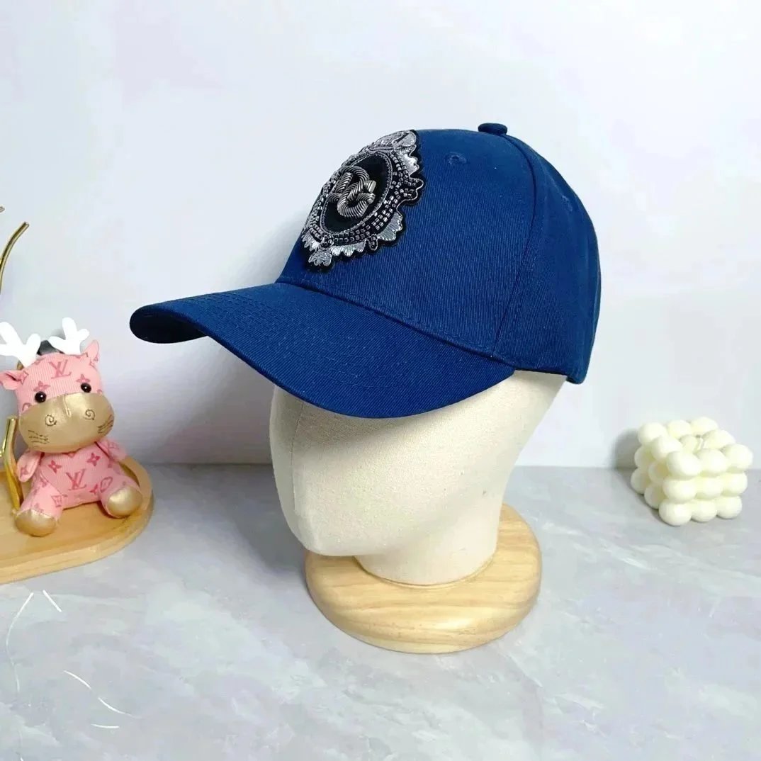 Chanel Hats Baseball Cap with Double-C Crest Patch image 6