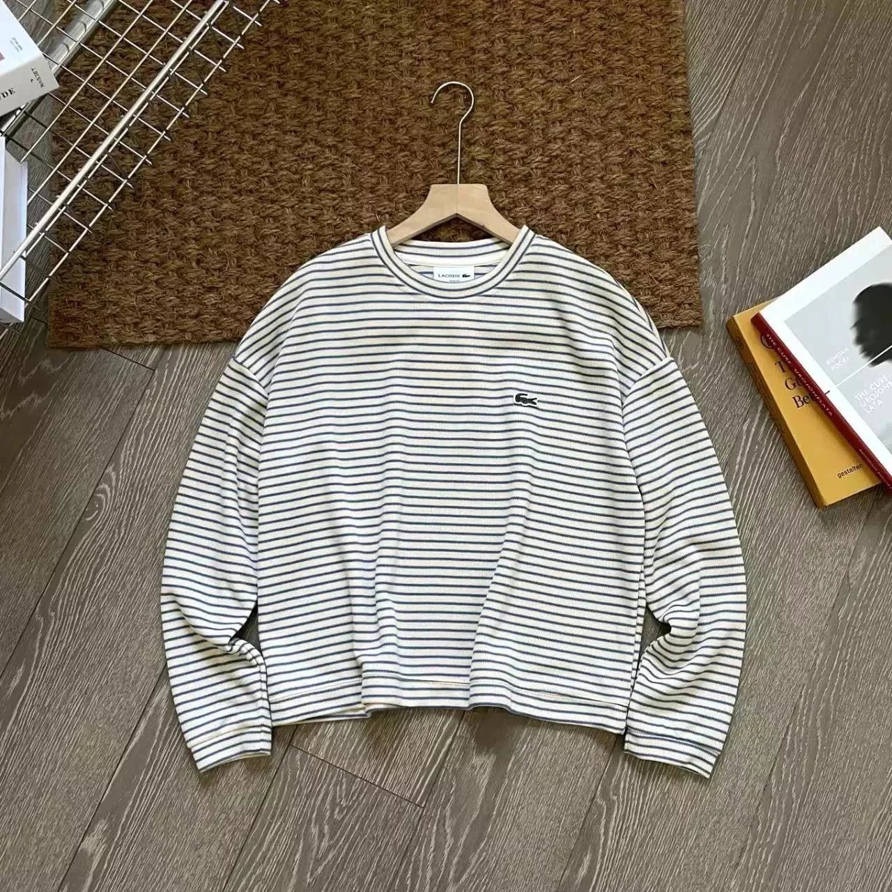 Lacoste Knitwear Crewneck crocodile-logo sweater — 19