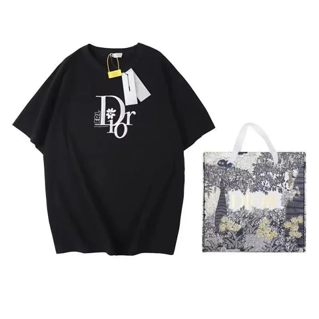 Dior T-Shirts Short-Sleeve Graphic Print product detail image 10