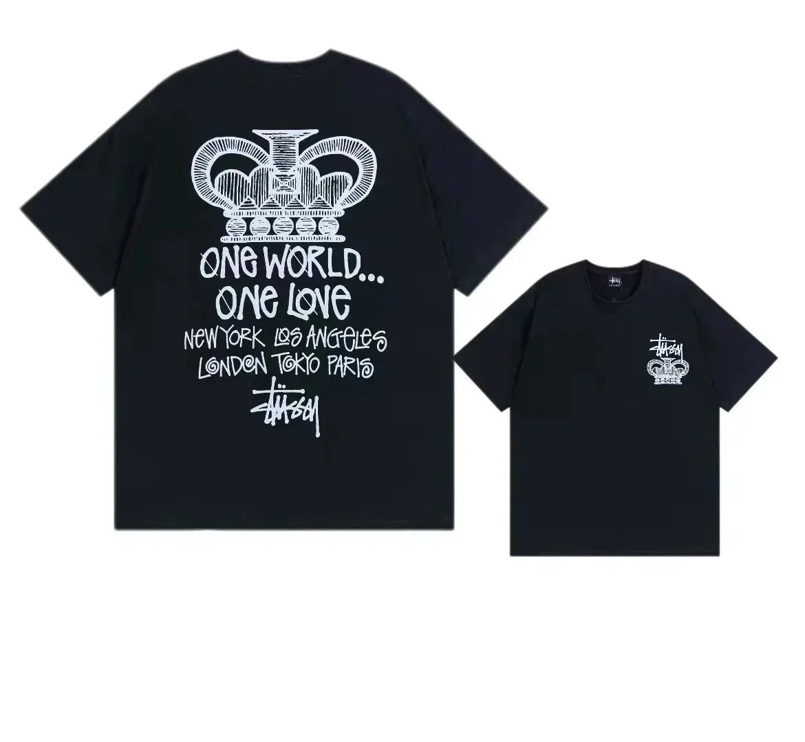 Stüssy T-Shirts Short-Sleeve Graphic Print — 20