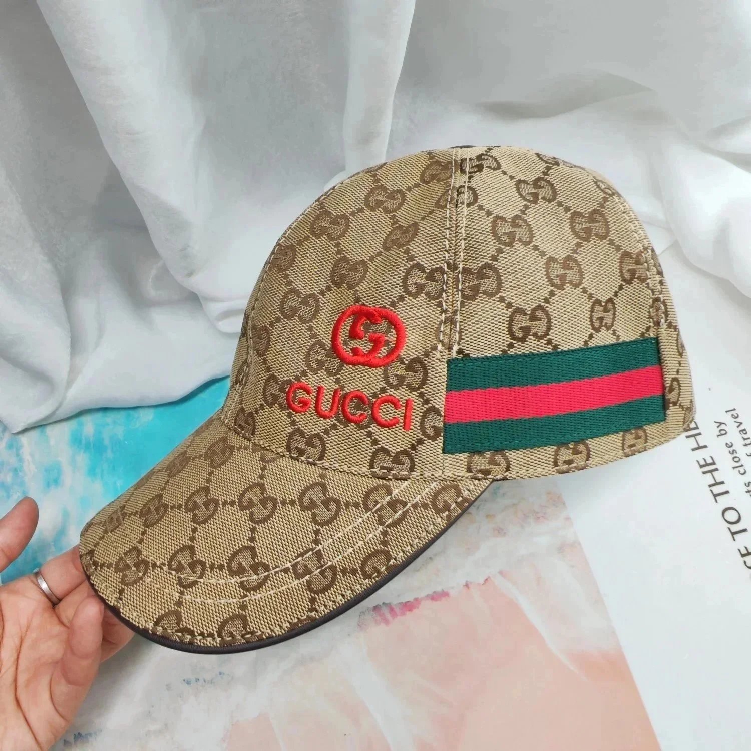 Gucci Hats Baseball Cap with GG Monogram — 37