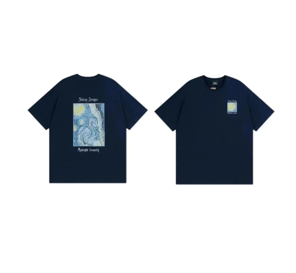 Stüssy T-Shirts Short-Sleeve Hand Graphic T-Shirt image 13