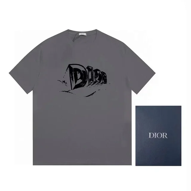 Dior T-Shirts Short-Sleeve Crew-Neck product detail image 1