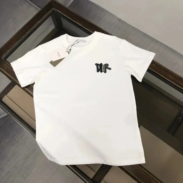 Dior T-Shirts Short-Sleeve Crew-Neck product detail image 9