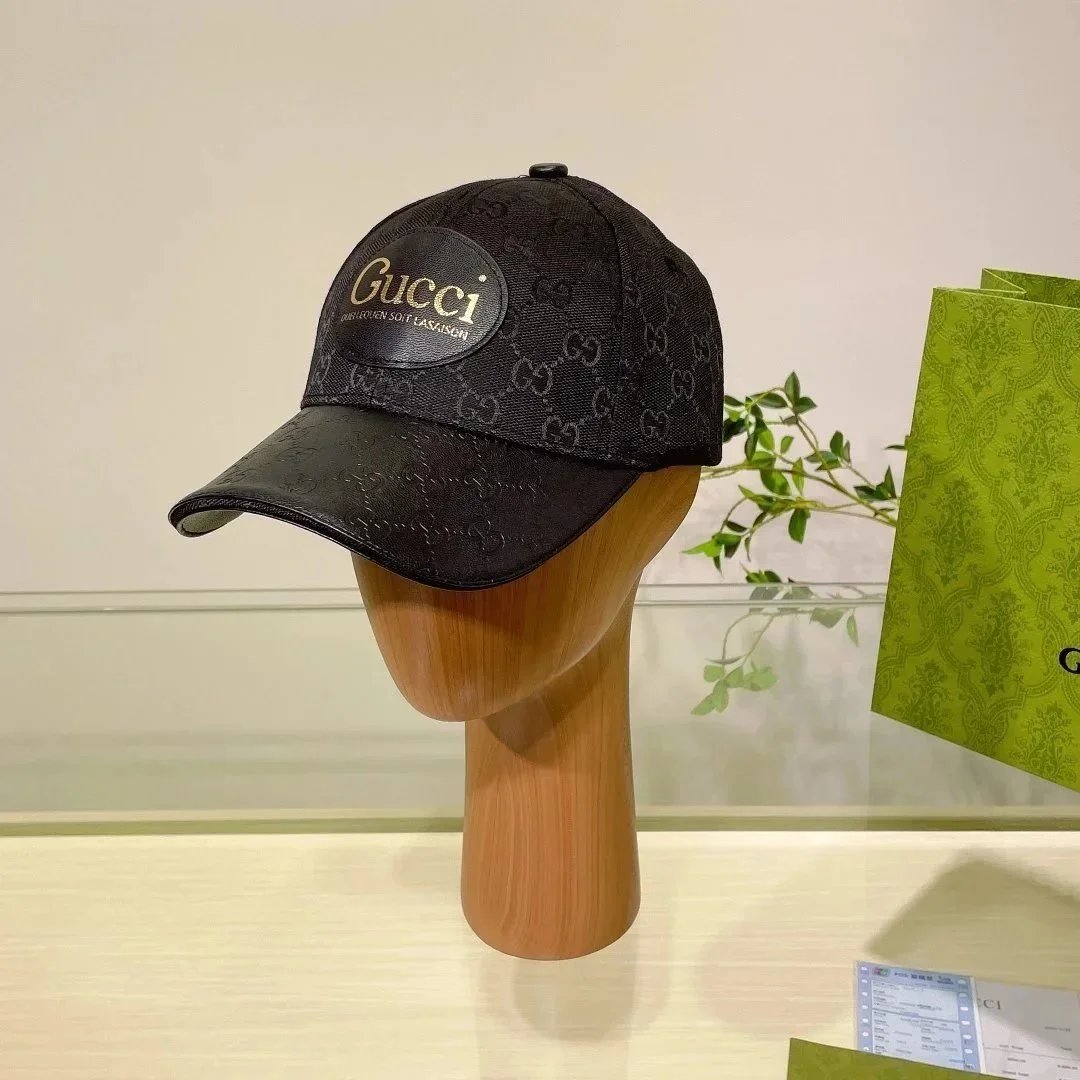 Gucci Hats Logo-Print Baseball Caps and Bucket Hat — 17