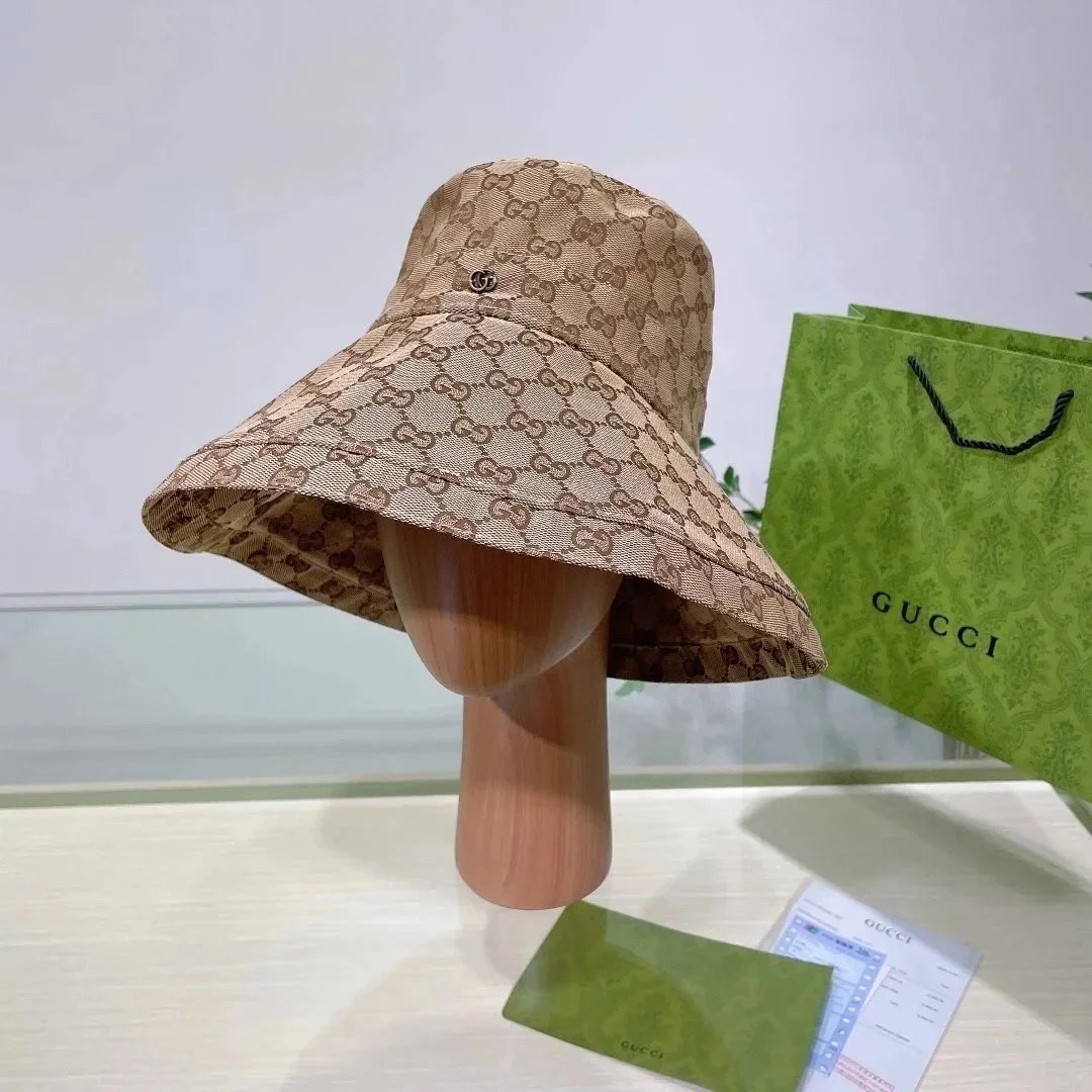 Gucci Hats Logo-Print Baseball Caps and Bucket Hat — 20