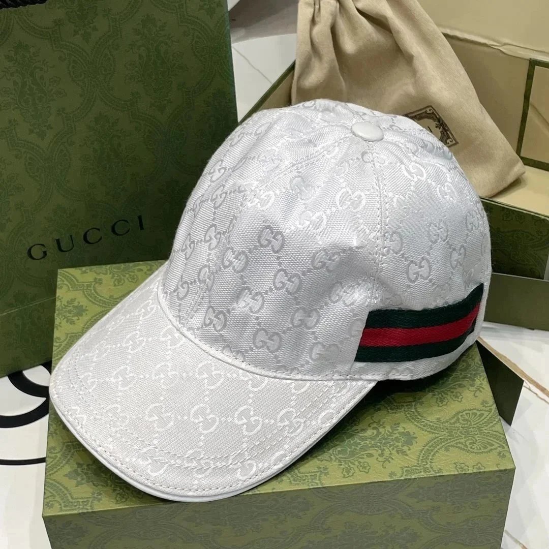 Gucci Hats Logo-Print Baseball Caps and Bucket Hat — 24