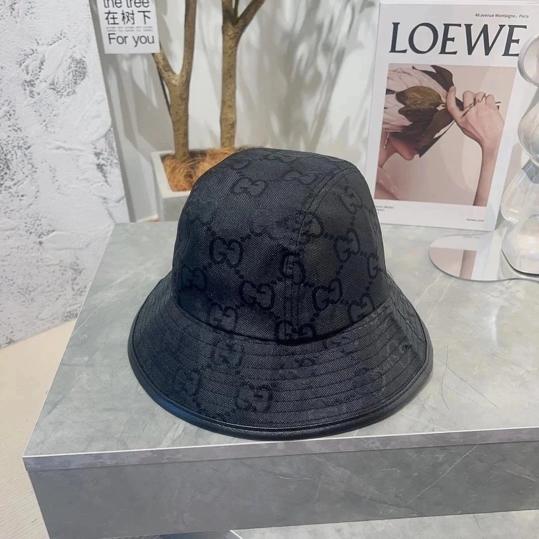 Gucci Hats Logo-Print Baseball Caps and Bucket Hat — 27