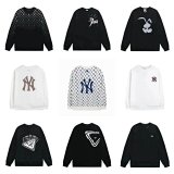 Luxury Brand Logo-Print Crewneck Sweatshirts [9 styles]