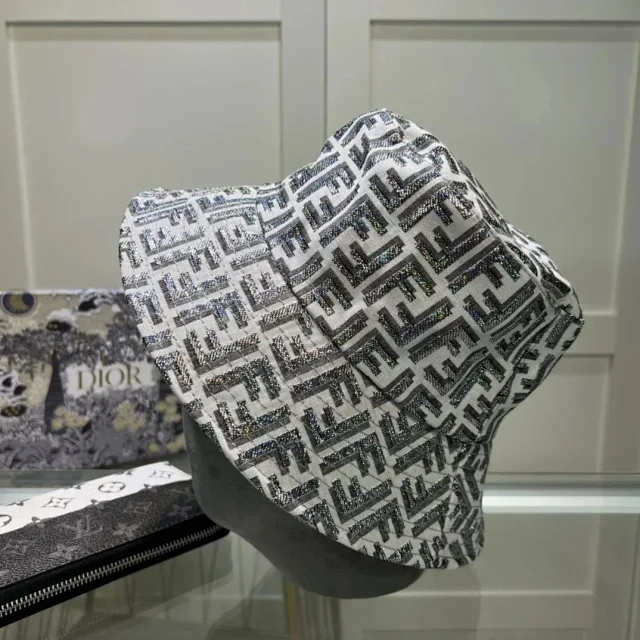 Fendi Hats FF Monogram Baseball Cap product detail image 7