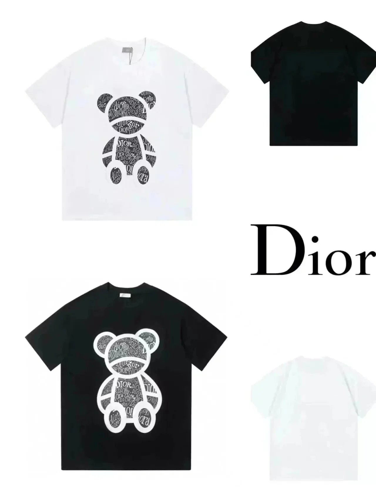 Dior T-Shirts Teddy Bear Graphic image 1
