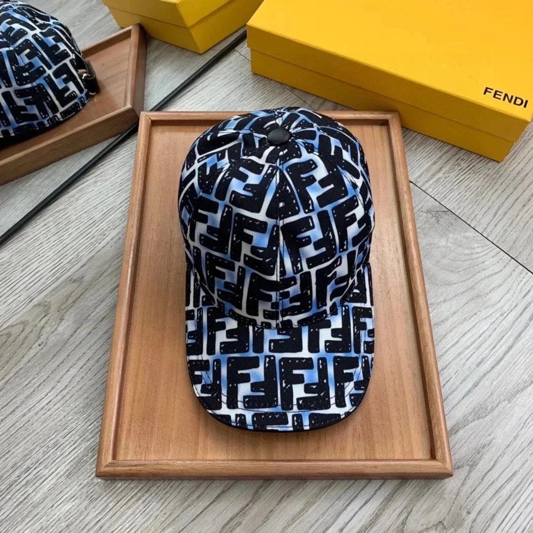 Fendi Hats FF Monogram Baseball Cap — 19