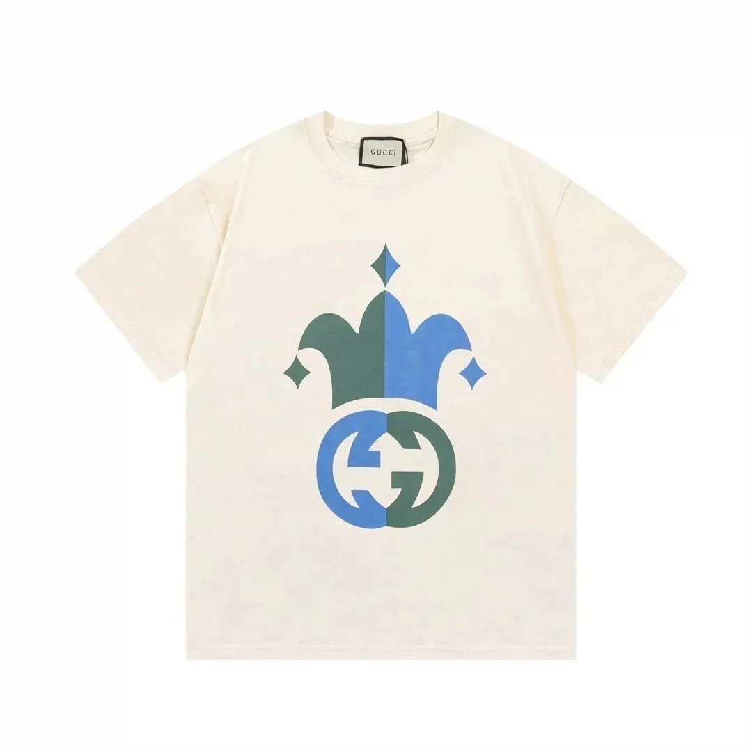 Gucci T-Shirts Short-Sleeve Graphic Logo T-Shirt image 5