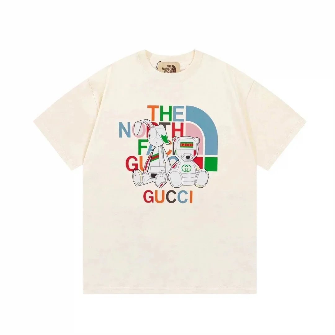 Gucci T-Shirts Short-Sleeve Graphic Logo T-Shirt image 11