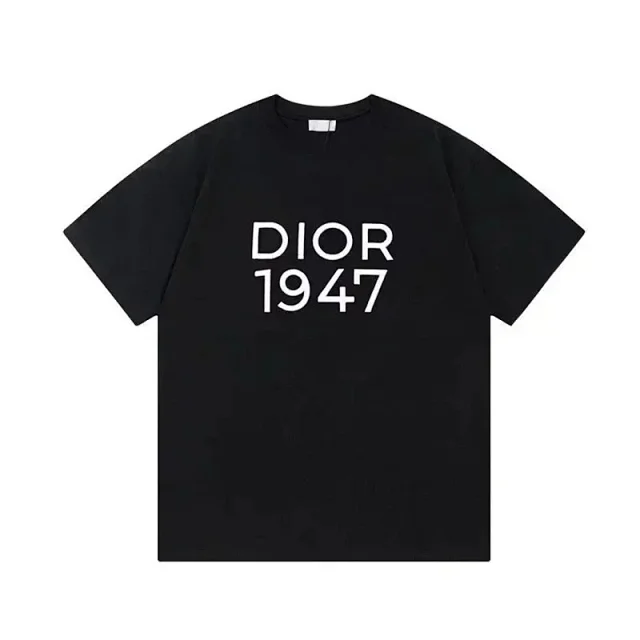 Dior T-Shirts Short-Sleeve Logo Graphic product detail image 4