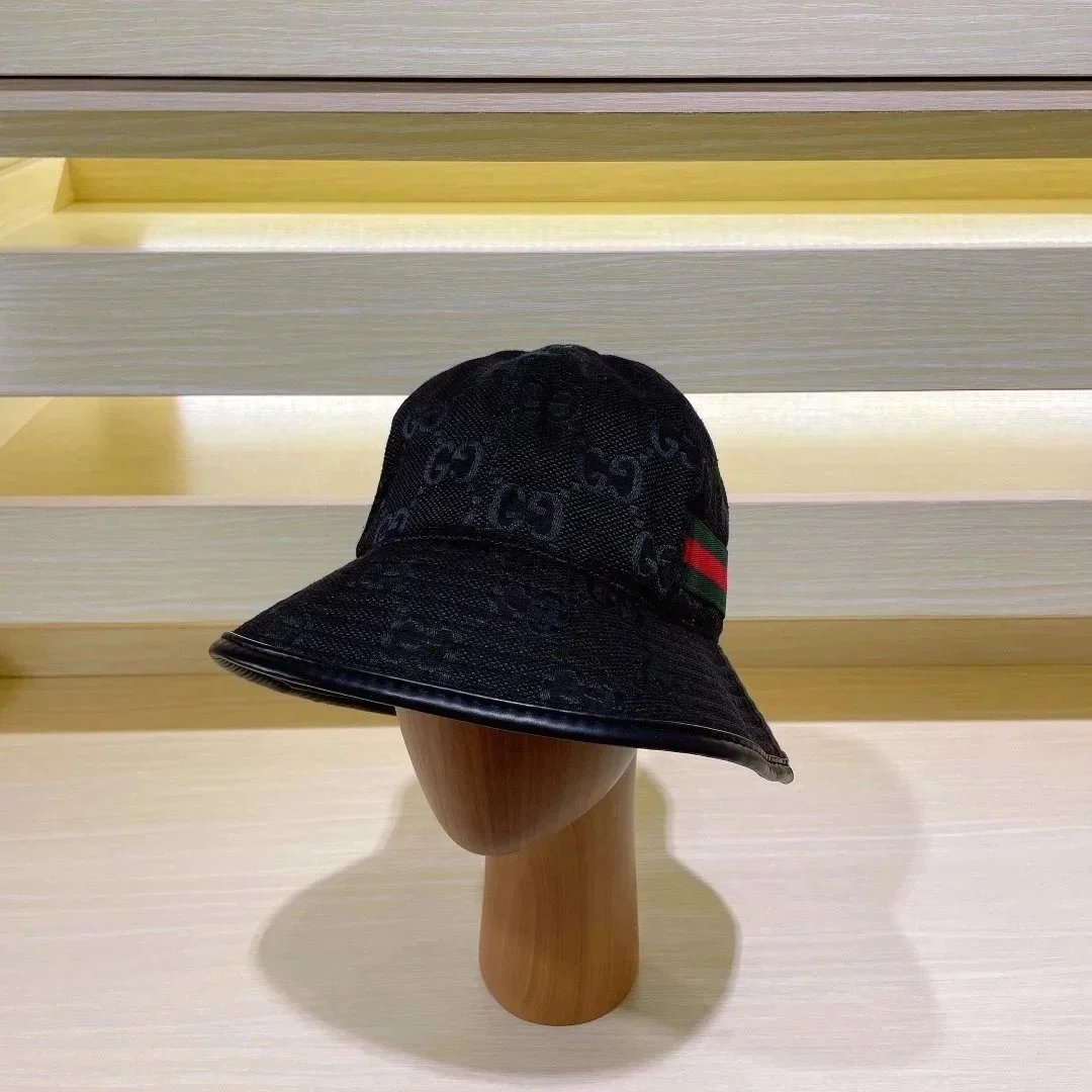 Gucci Hats Logo-Print Baseball Caps and Bucket Hat — 21