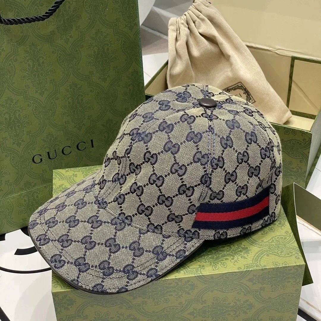 Gucci Hats Logo-Print Baseball Caps and Bucket Hat — 26