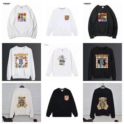 Burberry Vintage Patchwork Graphic Sweatshirt [14 styles]
