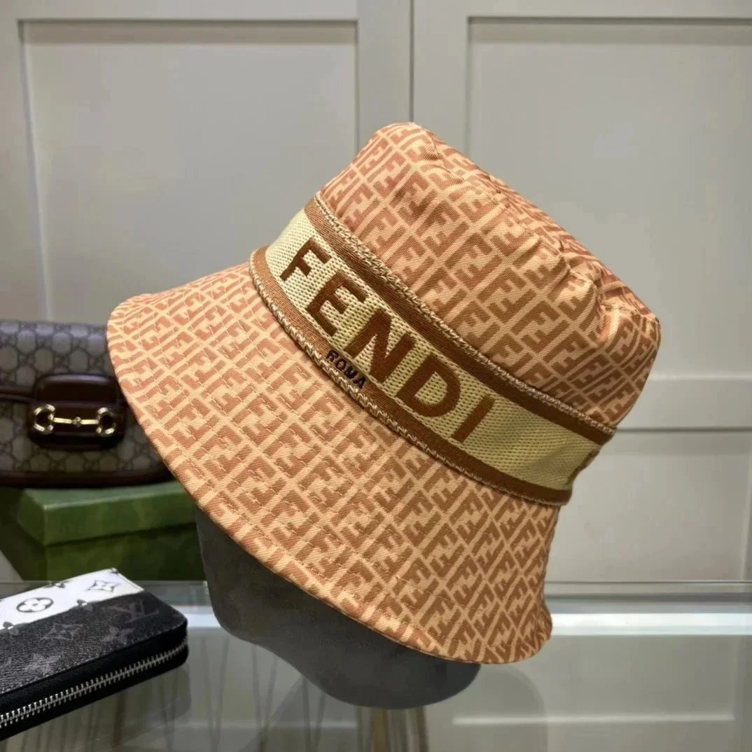 Fendi Hats FF Monogram Baseball Cap — 18