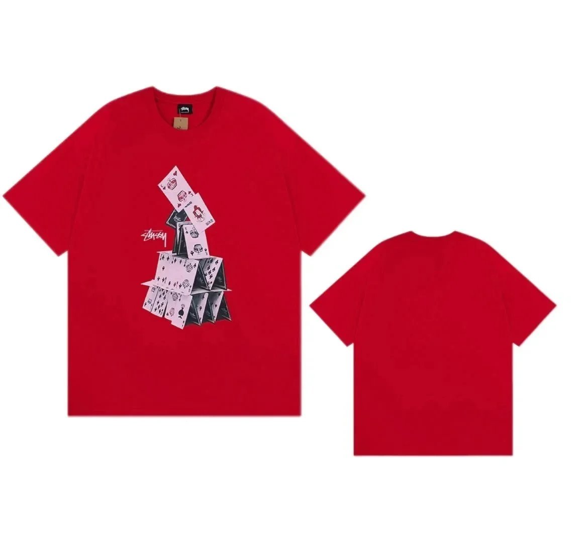 Stüssy T-Shirts Short-Sleeve Hand Graphic T-Shirt — 11