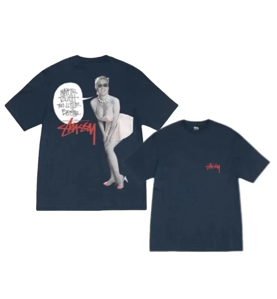 Stüssy T-Shirts Short-Sleeve Hand Graphic T-Shirt — 28