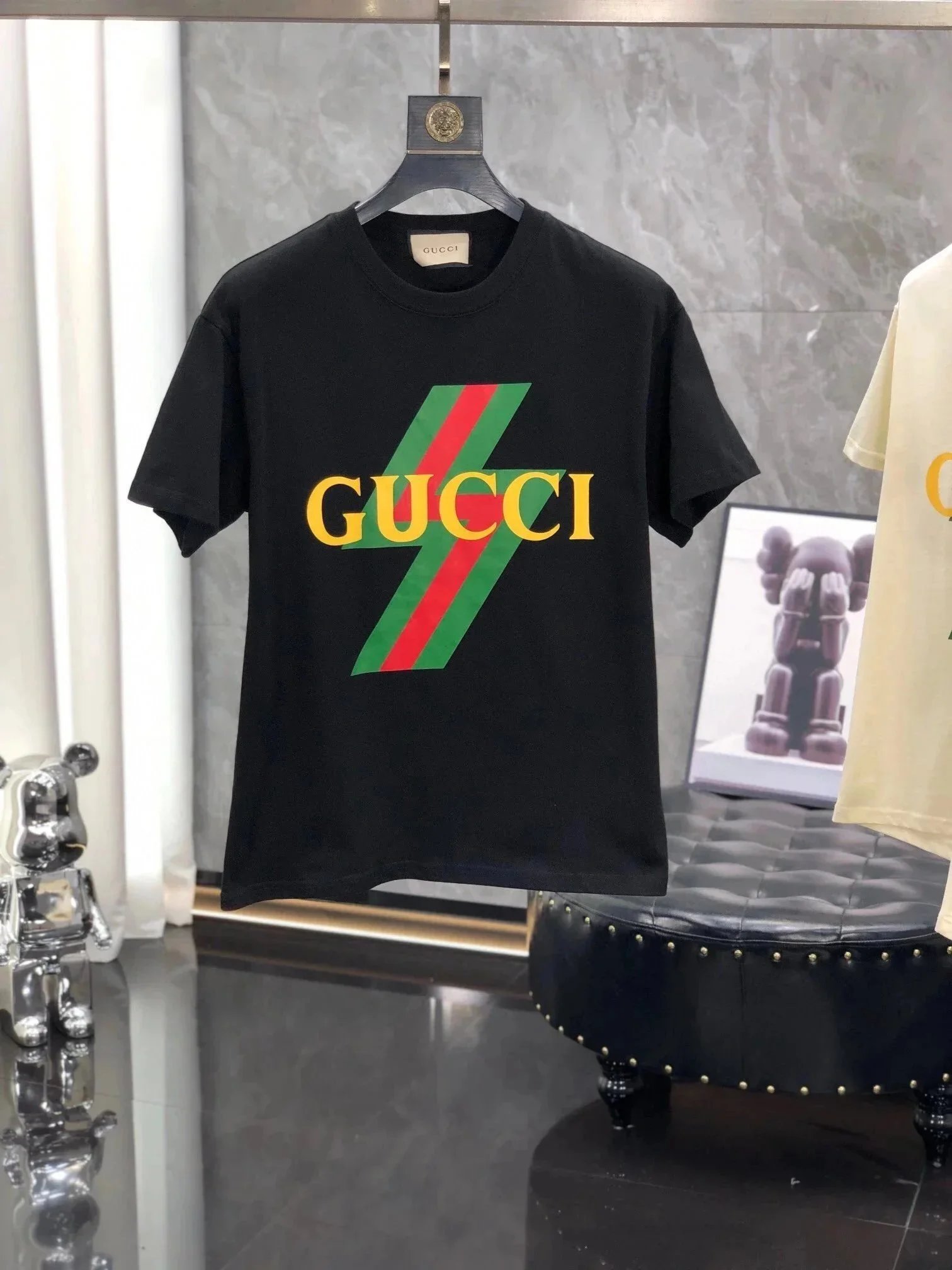 Gucci T-Shirts Short-Sleeve Logo Print image 4
