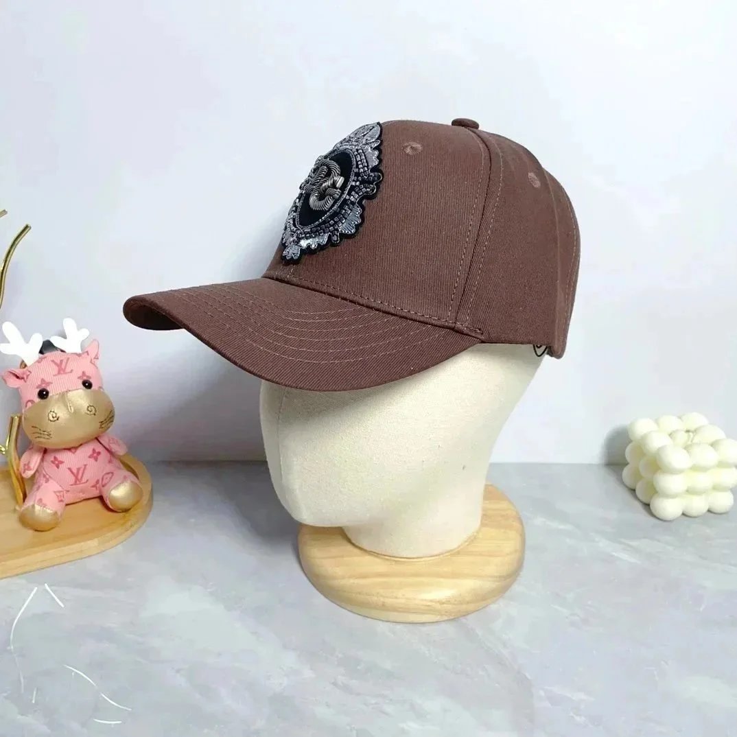 Chanel Hats Baseball Cap with Double-C Crest Patch image 3