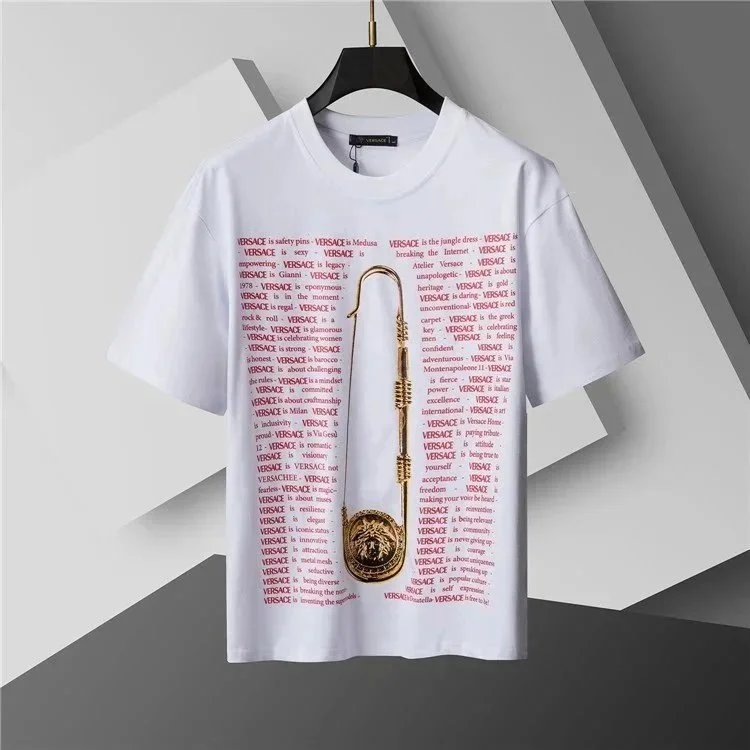 Versace T-Shirts Graphic Logo Print T-Shirt image 5