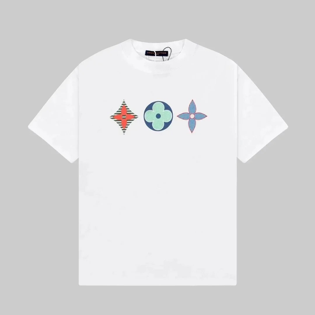 Louis Vuitton T-Shirts Short-Sleeve Graphic Logo Print image 6