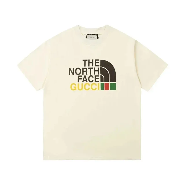 Gucci T-Shirts Short-Sleeve Graphic Logo T-Shirt product detail image 7