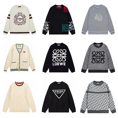 Luxury Brand Logo Knit Sweaters [40 styles]