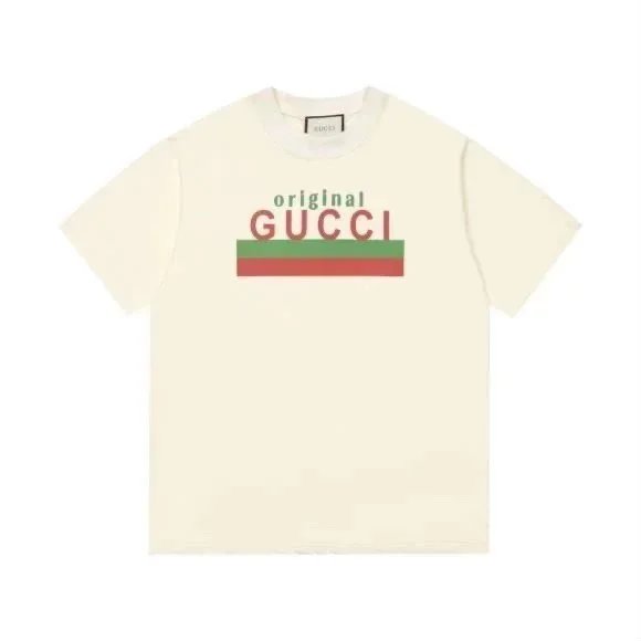 Gucci T-Shirts Short-Sleeve Graphic Logo T-Shirt image 13