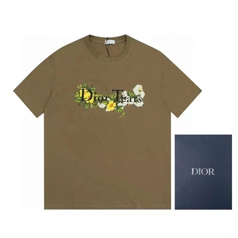Dior T-Shirts Logo Graphic Short-Sleeve T-Shirt image 12