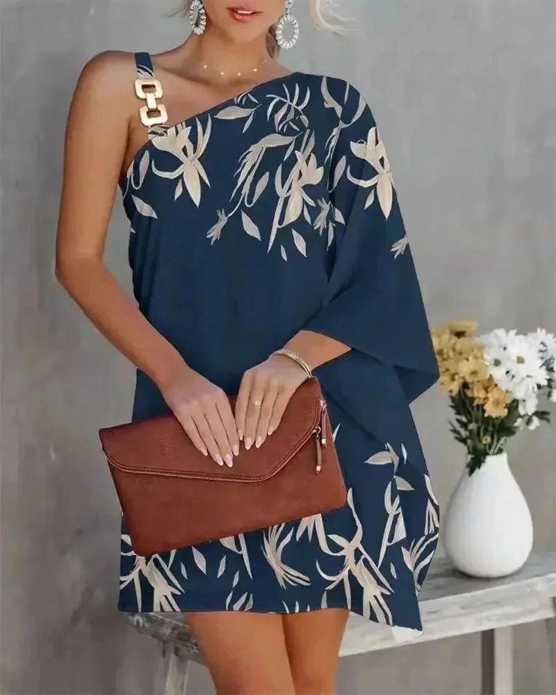 Unbranded Dresses Halter Neck Printed Swing Dress — 17