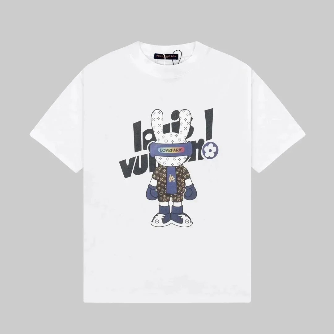 Louis Vuitton T-Shirts Short-Sleeve Graphic Print image 2