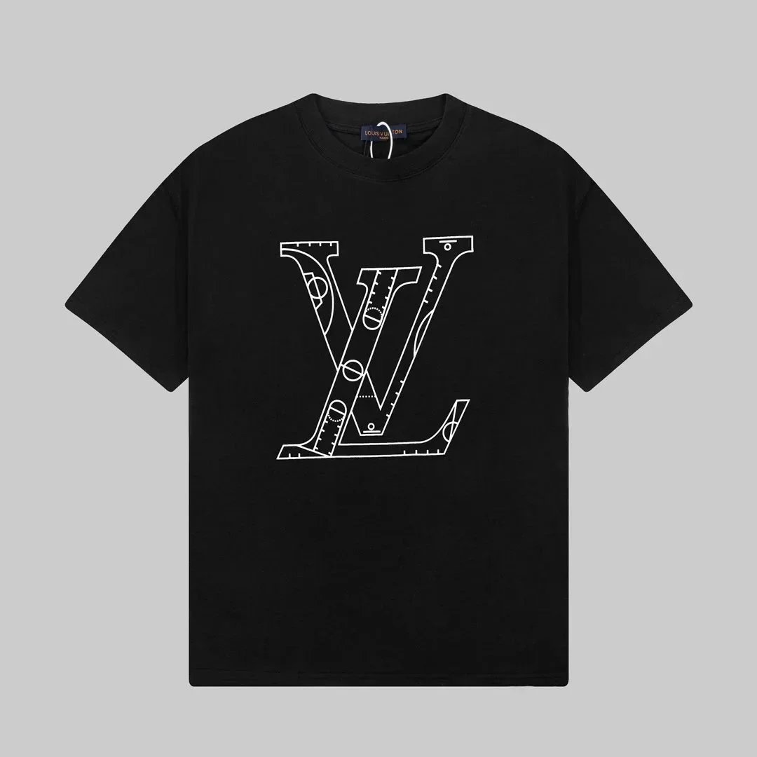 Louis Vuitton T-Shirts Short-Sleeve Graphic Logo Print image 12