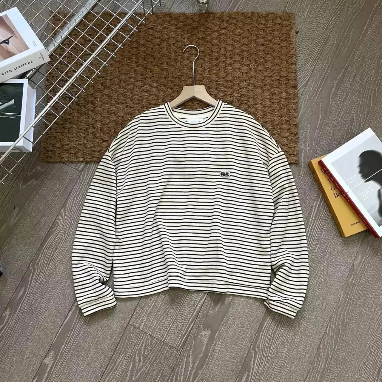 Lacoste Knitwear Crewneck crocodile-logo sweater — 20