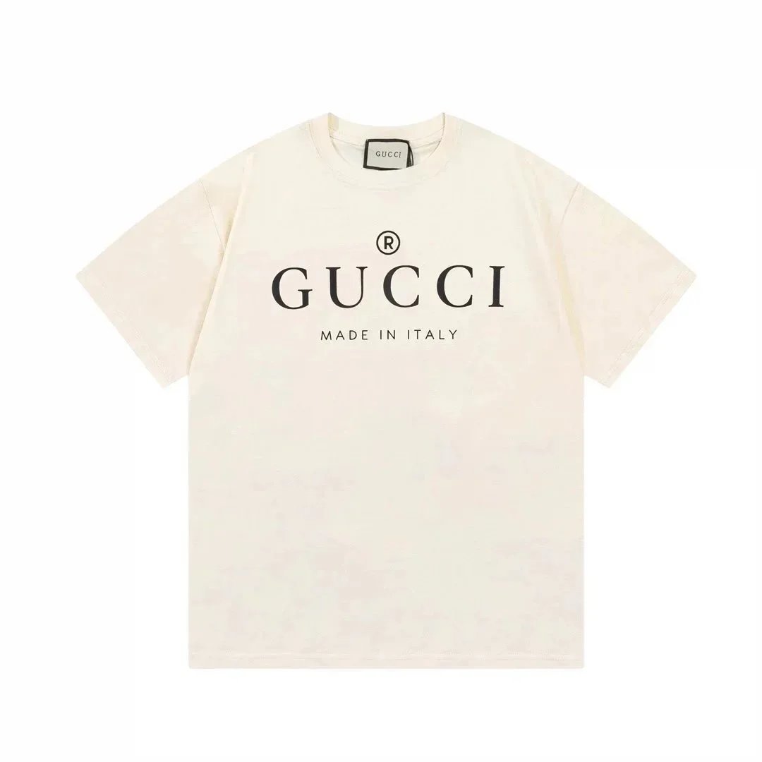 Gucci T-Shirts Short-Sleeve Graphic Logo T-Shirt image 12