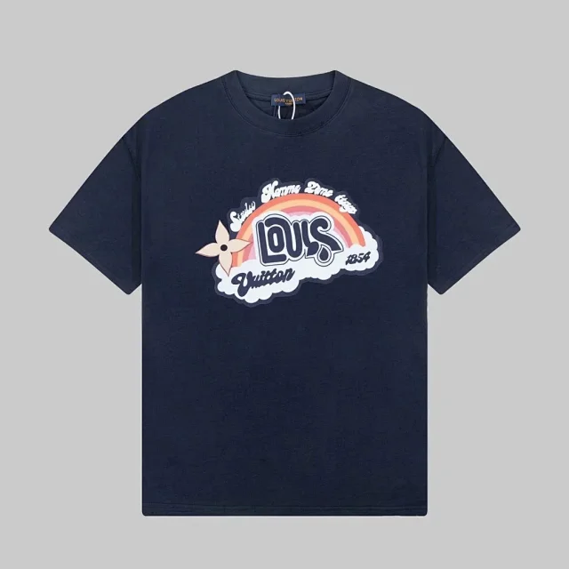 Louis Vuitton T-Shirts Short-Sleeve Graphic Print product detail image 13
