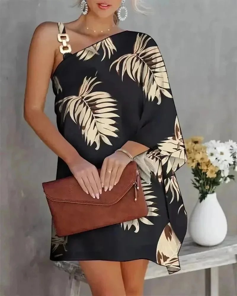 Unbranded Dresses Halter Neck Printed Swing Dress — 12