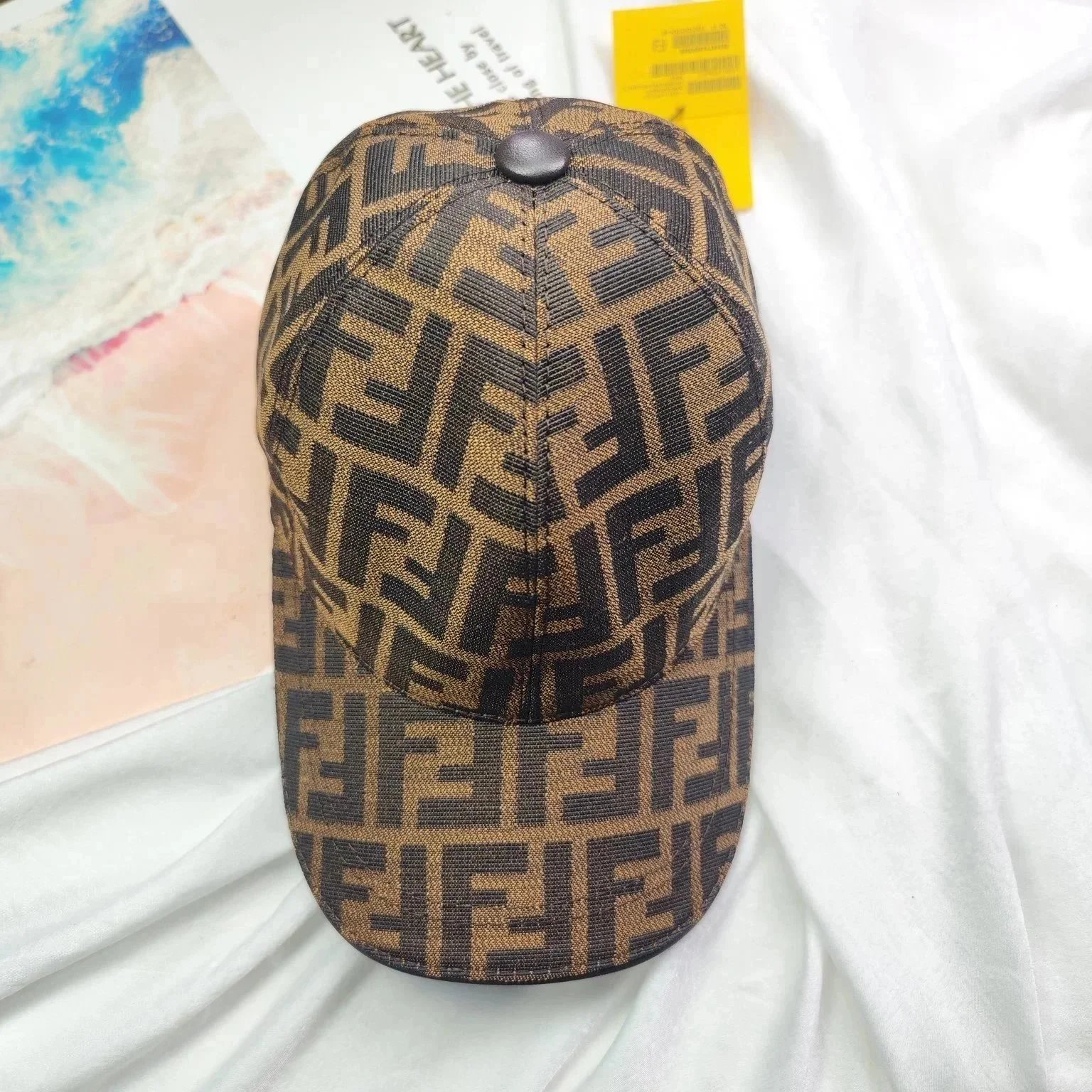 Fendi Hats FF Monogram Baseball Cap — 34