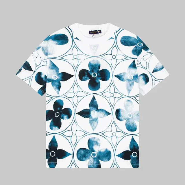 Louis Vuitton T-Shirts Short-Sleeve Graphic Print product detail image 12